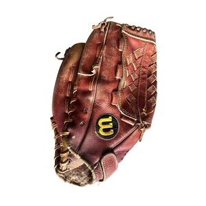 Wilson A9820 MVP Series III 13" Rich Brown Leather Basket Weave Ball Glove RH